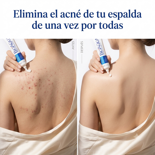 2x1 BioAqua Back Balance® La crema diseñada para combatir el acné en tu espalda