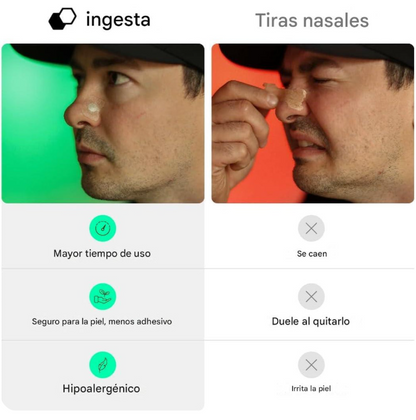 NasalX - Kit de tiras adhesivas para respirar mejor