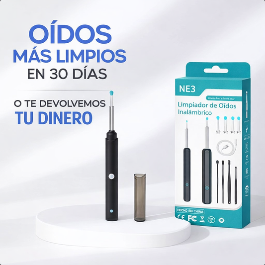 EarVision Pro – Limpiador de Oídos con Cámara HD